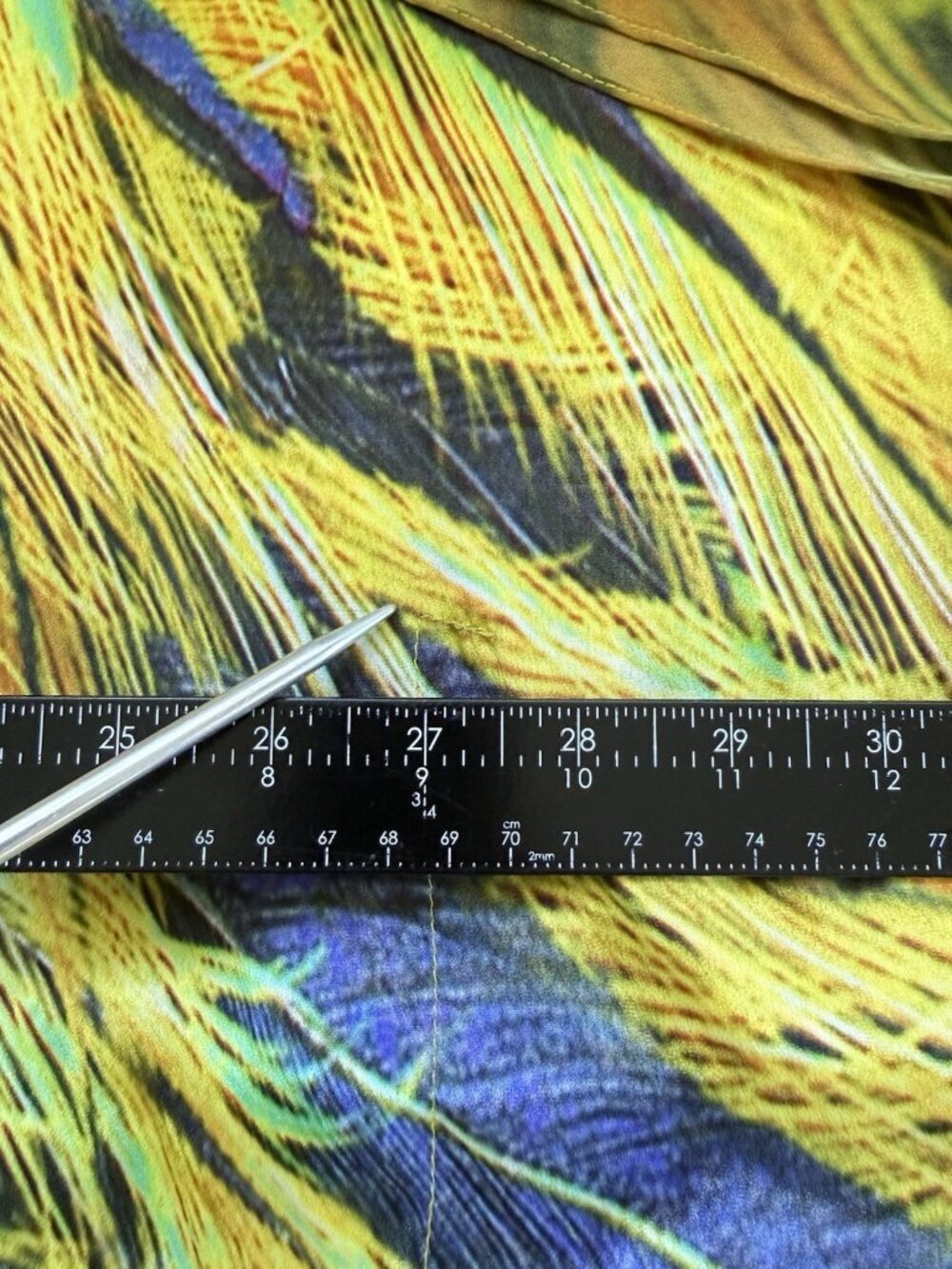 Soft Surroundings Kaftan Dress Womens Size L/XL Tall Feather Bright Colorful NEW - Picture 11 of 12